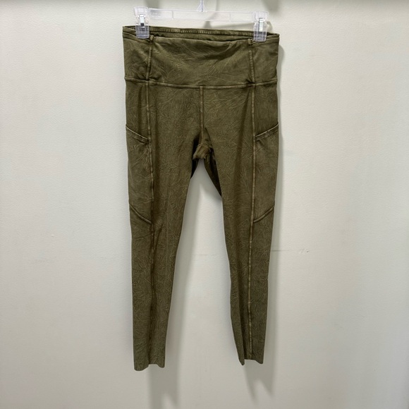 Lululemon Fast and Free High Rise Tight 25” Ice Dye Leggings Women’s Size 8 - Picture 2 of 6